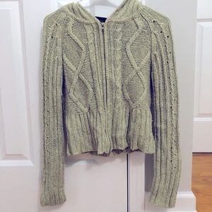 It’s Our Time Knit Zip Up Hoodie